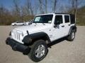 2016 Bright White Jeep Wrangler Unlimited Sport 4x4  photo #1
