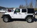 2016 Bright White Jeep Wrangler Unlimited Sport 4x4  photo #3