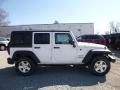 2016 Bright White Jeep Wrangler Unlimited Sport 4x4  photo #10