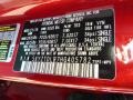 2017 Santa Fe Sport AWD Serrano Red Color Code TR3