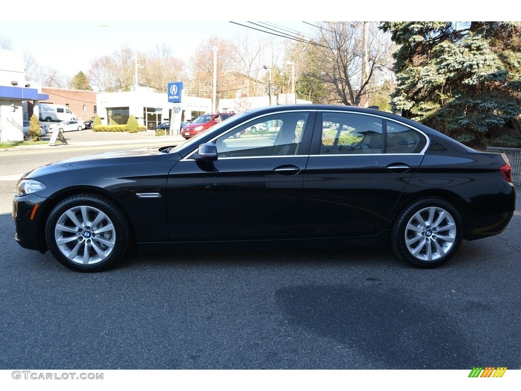 2016 5 Series 535d Sedan - Black Sapphire Metallic / Black photo #5