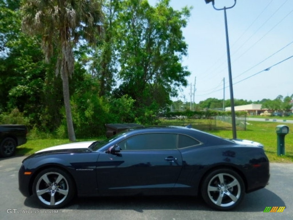 2012 Camaro LT Coupe - Imperial Blue Metallic / Black photo #2