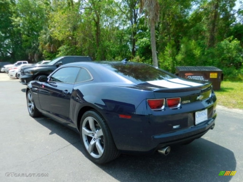 2012 Camaro LT Coupe - Imperial Blue Metallic / Black photo #3