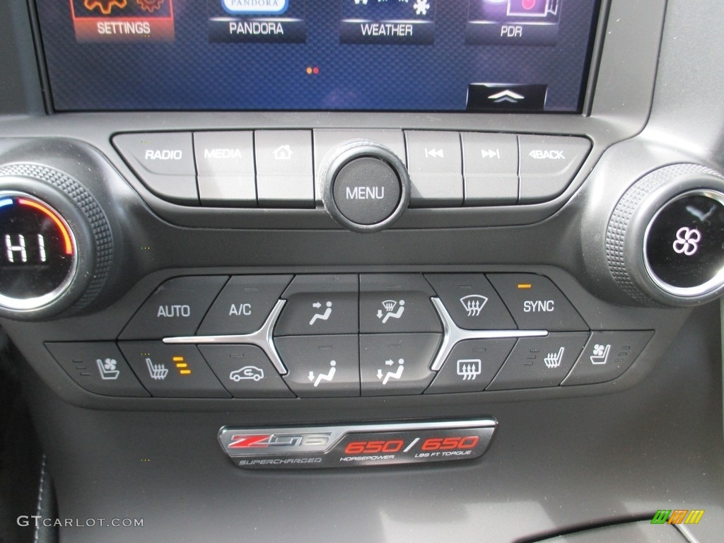 2016 Chevrolet Corvette Z06 Coupe Controls Photo #112340298