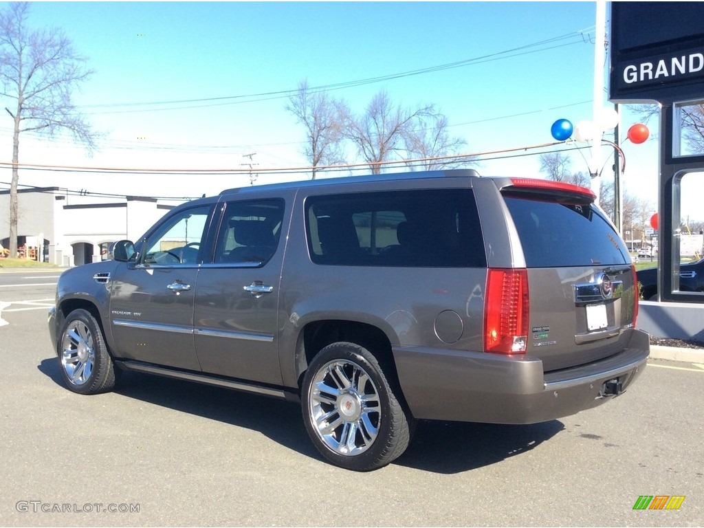 2011 Escalade ESV Platinum AWD - Mocha Steel Metallic / Cocoa/Light Linen Tehama Leather photo #7