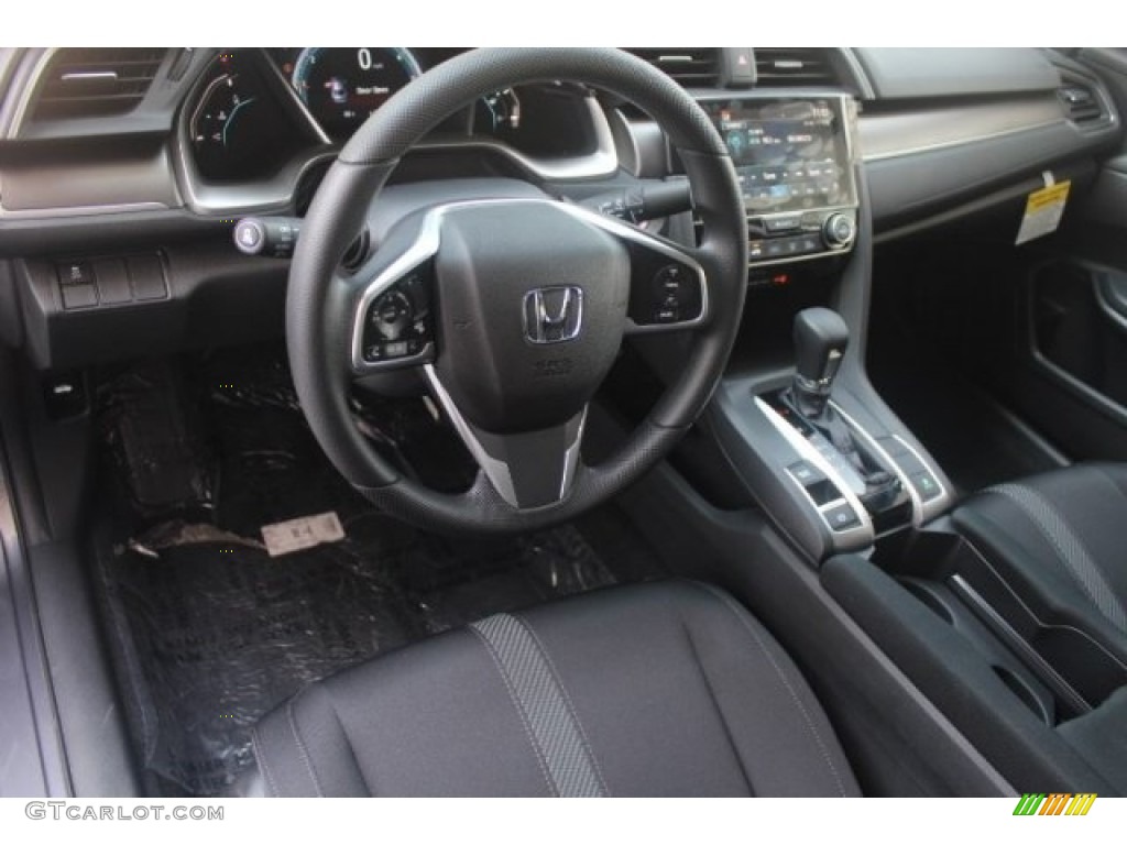 2016 Civic EX Sedan - Modern Steel Metallic / Black photo #11