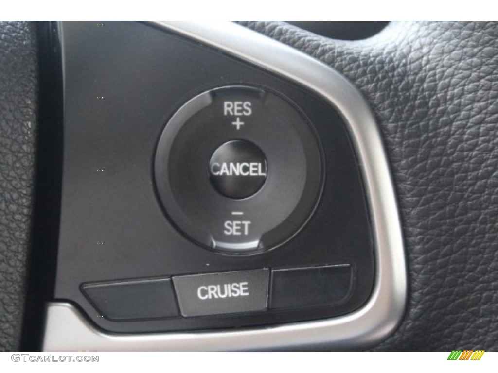 2016 Civic EX Sedan - Modern Steel Metallic / Black photo #14