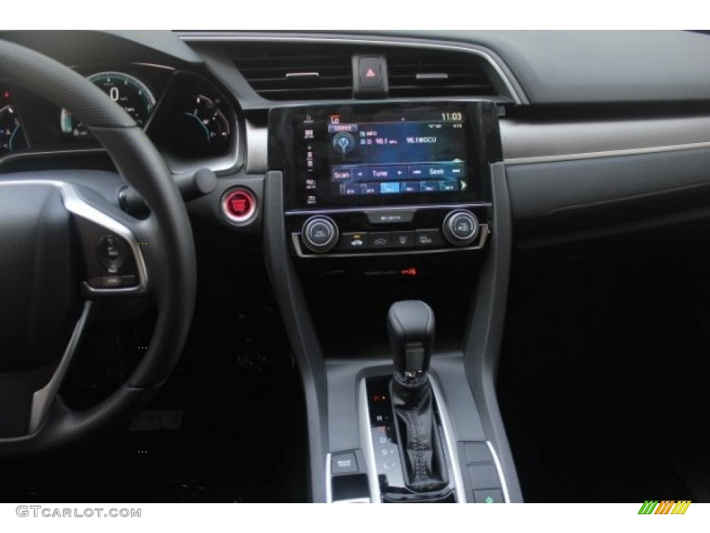 2016 Civic EX Sedan - Modern Steel Metallic / Black photo #15