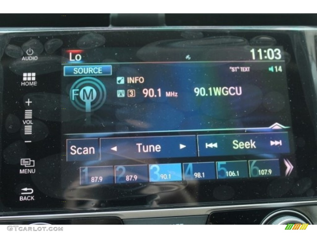 2016 Civic EX Sedan - Modern Steel Metallic / Black photo #16