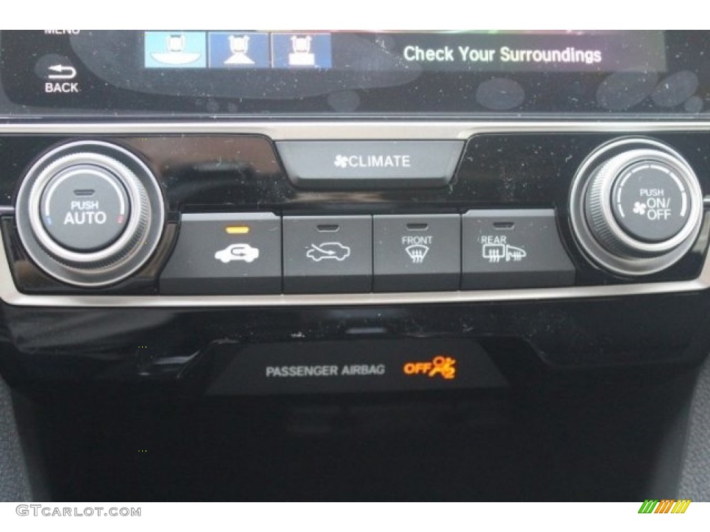 2016 Civic EX Sedan - Modern Steel Metallic / Black photo #18