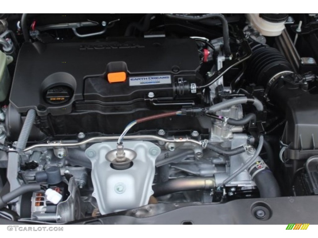 2016 Civic EX Sedan - Modern Steel Metallic / Black photo #30