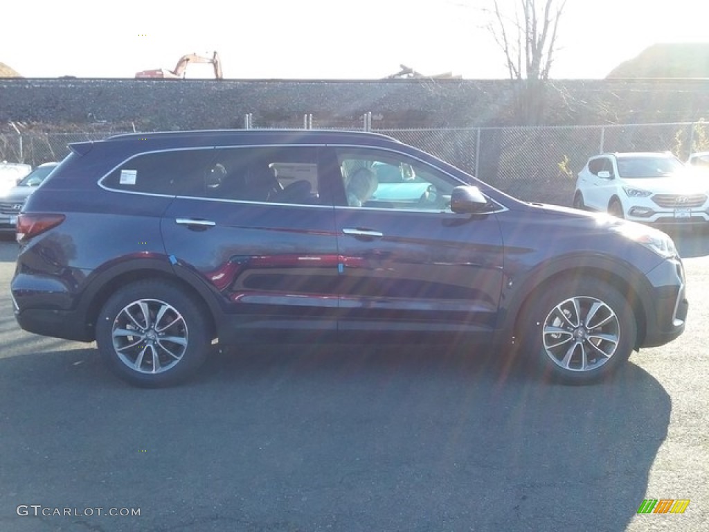 2017 Santa Fe SE AWD - Storm Blue / Beige photo #2