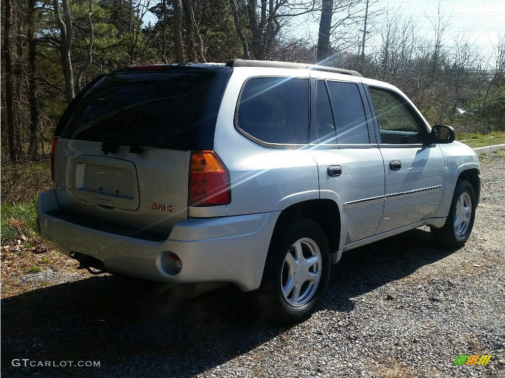 2007 Envoy SLE 4x4 - Liquid Silver Metallic / Light Gray photo #7