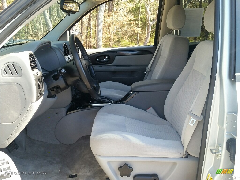 2007 Envoy SLE 4x4 - Liquid Silver Metallic / Light Gray photo #16