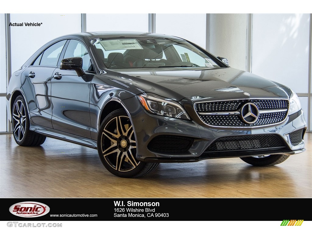 2016 CLS 550 Coupe - Steel Grey Metallic / Black photo #1