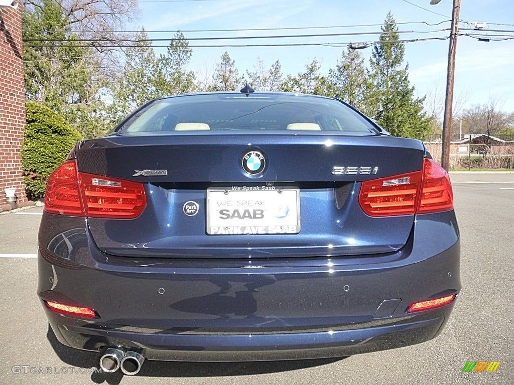 2013 3 Series 328i xDrive Sedan - Imperial Blue Metallic / Venetian Beige photo #4