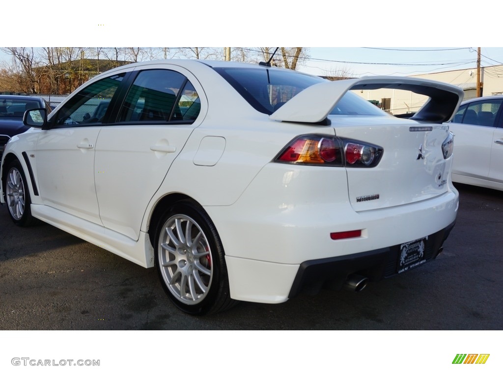 2014 Lancer Evolution GSR - Wicked White / Black photo #3