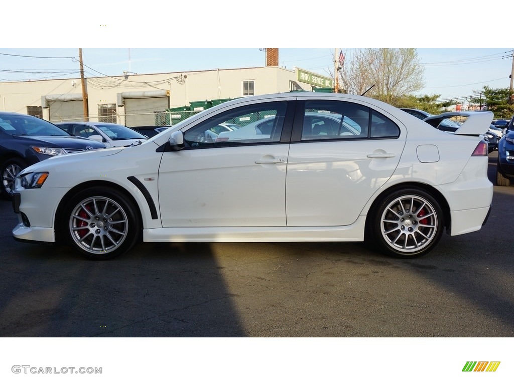 2014 Lancer Evolution GSR - Wicked White / Black photo #6