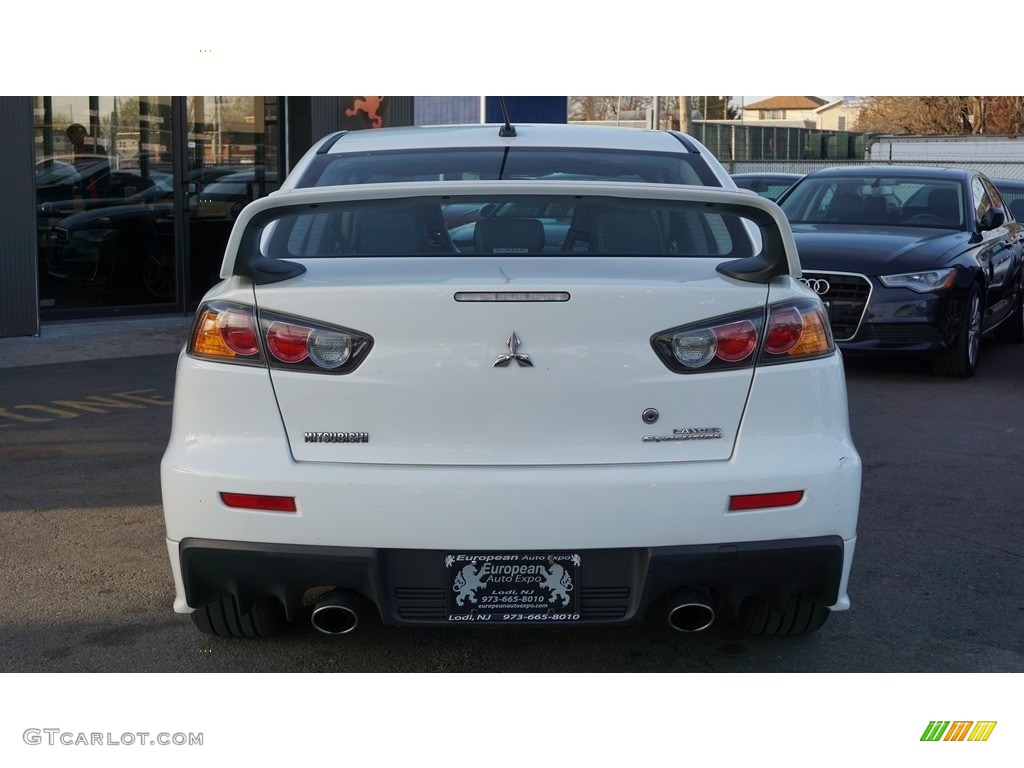 2014 Lancer Evolution GSR - Wicked White / Black photo #7
