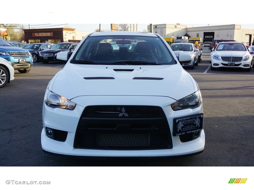 2014 Lancer Evolution GSR - Wicked White / Black photo #8