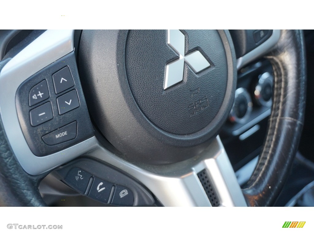 2014 Lancer Evolution GSR - Wicked White / Black photo #17