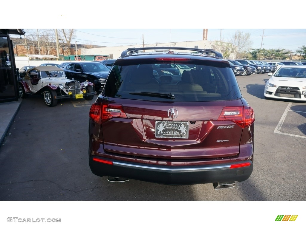 2013 MDX SH-AWD Technology - Dark Cherry Pearl / Parchment photo #7