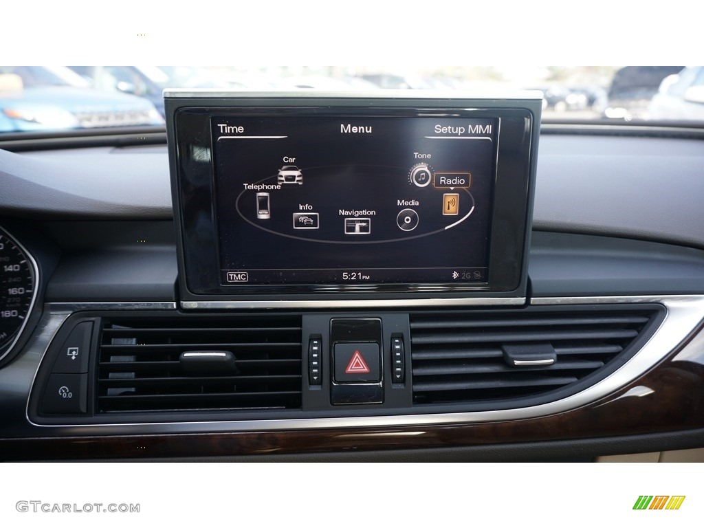 2013 A6 3.0T quattro Sedan - Aviator Blue Metallic / Black photo #21