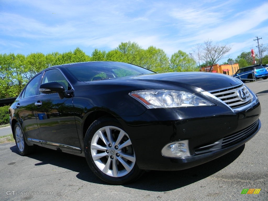 2010 ES 350 - Black Sapphire Pearl / Black photo #2