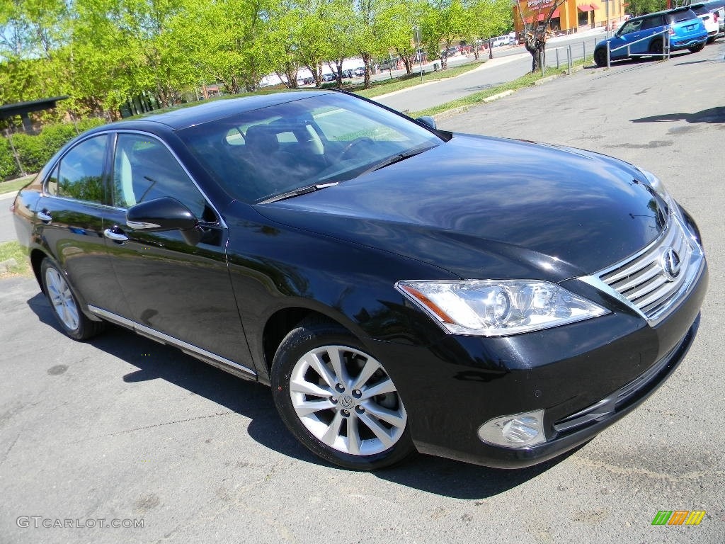 2010 ES 350 - Black Sapphire Pearl / Black photo #3