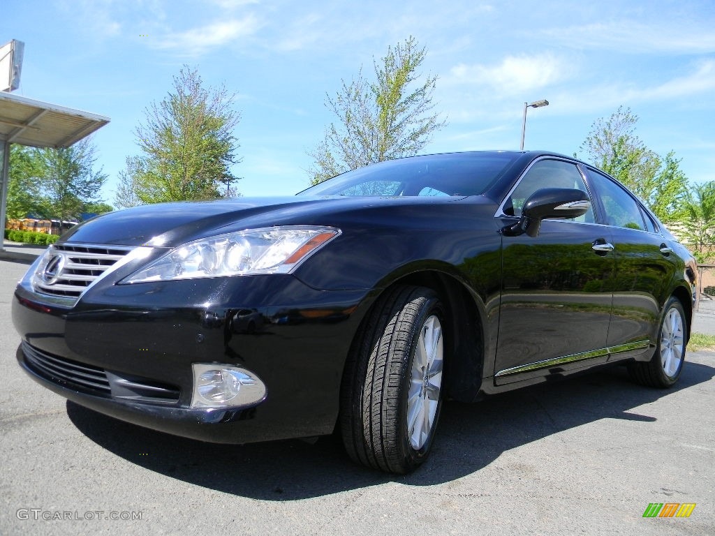 2010 ES 350 - Black Sapphire Pearl / Black photo #6