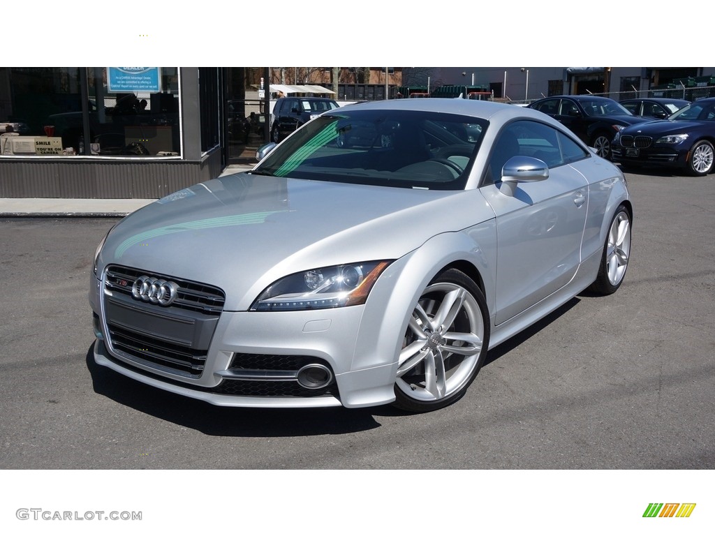 2013 TT S 2.0T quattro Coupe - Ice Silver Metaliic / Black/Spectral Silver photo #1