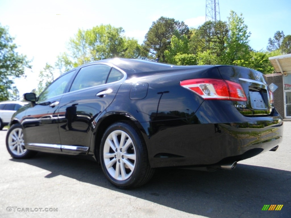 2010 ES 350 - Black Sapphire Pearl / Black photo #8
