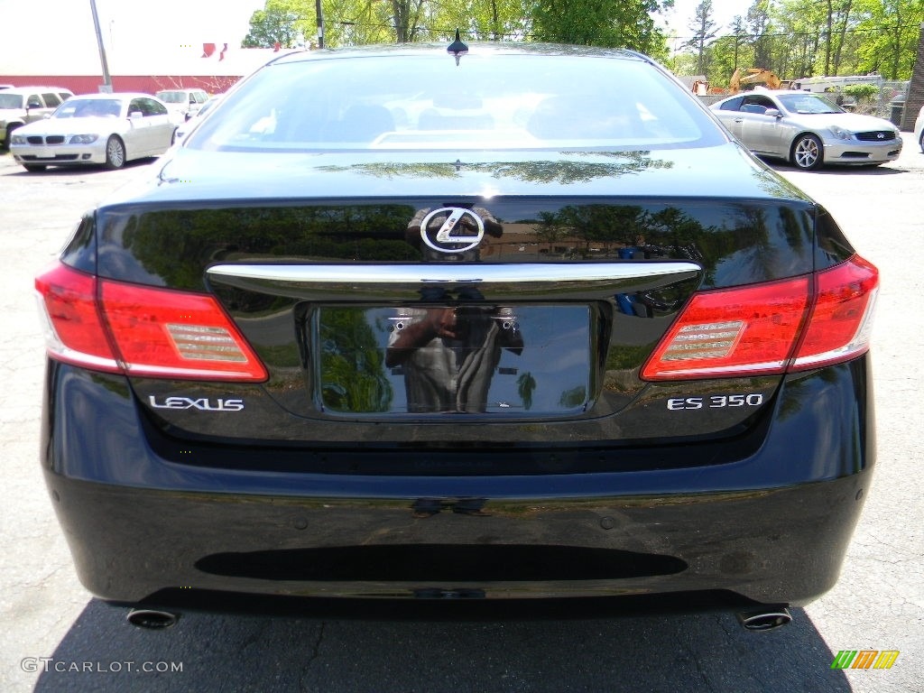 2010 ES 350 - Black Sapphire Pearl / Black photo #9