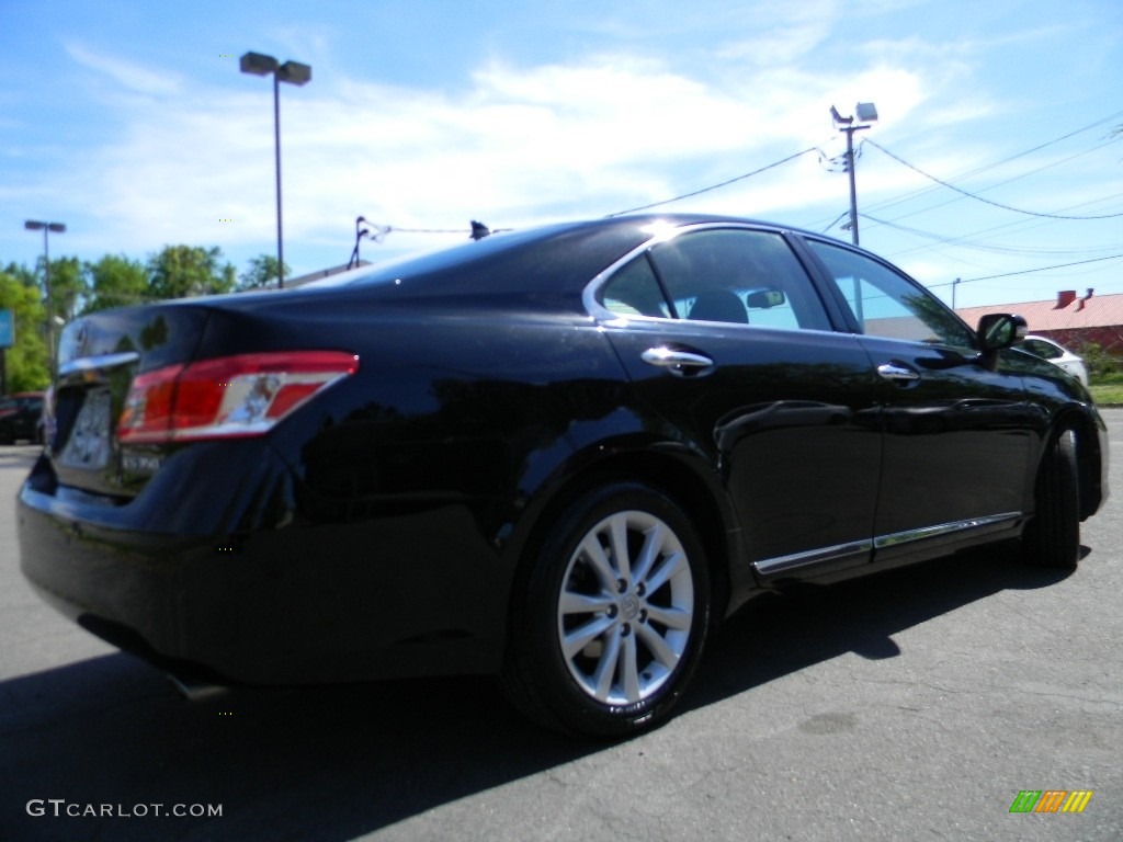 2010 ES 350 - Black Sapphire Pearl / Black photo #10