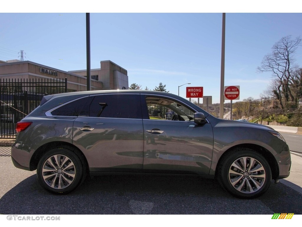 2016 MDX SH-AWD Technology - Forest Mist Metallic / Parchment photo #3