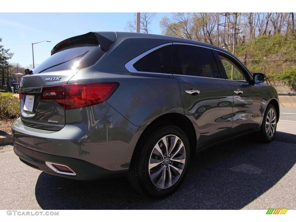 2016 MDX SH-AWD Technology - Forest Mist Metallic / Parchment photo #4