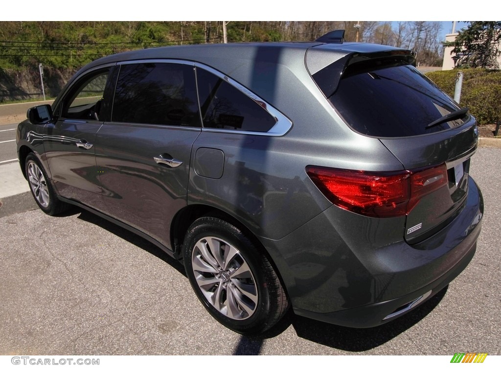 2016 MDX SH-AWD Technology - Forest Mist Metallic / Parchment photo #6