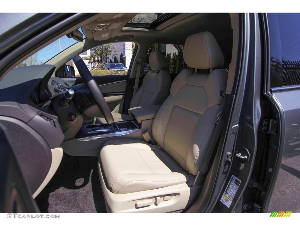 2016 MDX SH-AWD Technology - Forest Mist Metallic / Parchment photo #9