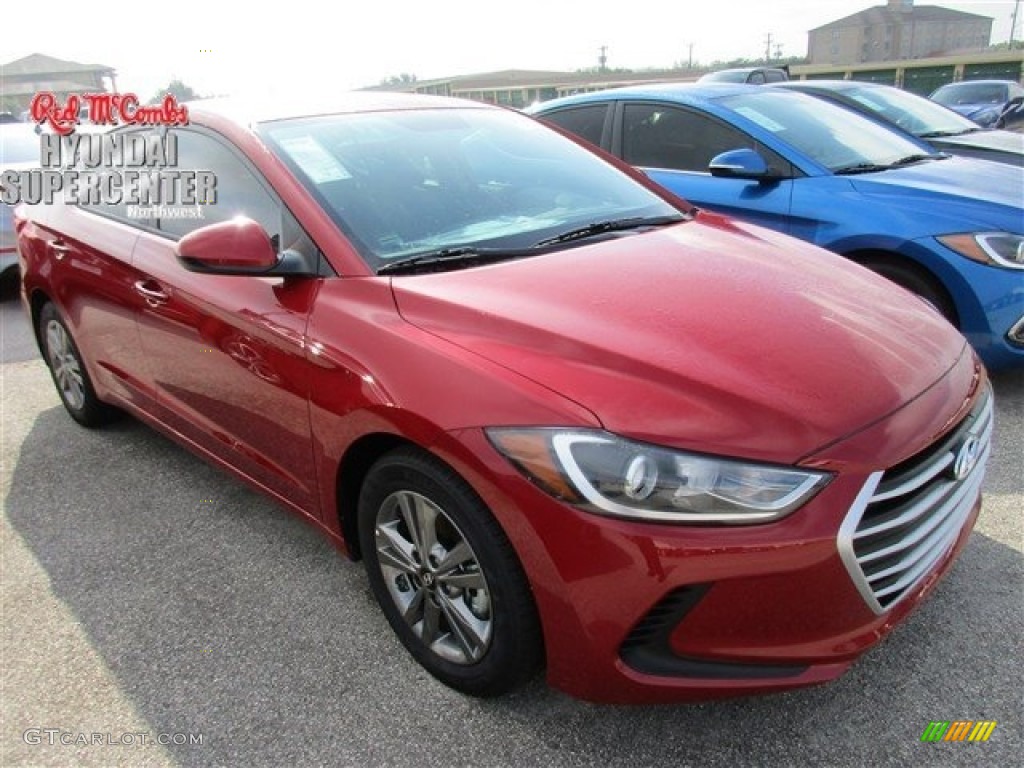 2017 Elantra SE - Red / Gray photo #1