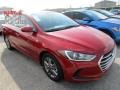 2017 Red Hyundai Elantra SE  photo #1