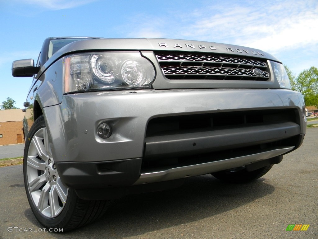 2011 Range Rover Sport Supercharged - Stornoway Grey Metallic / Tan/Ebony photo #1