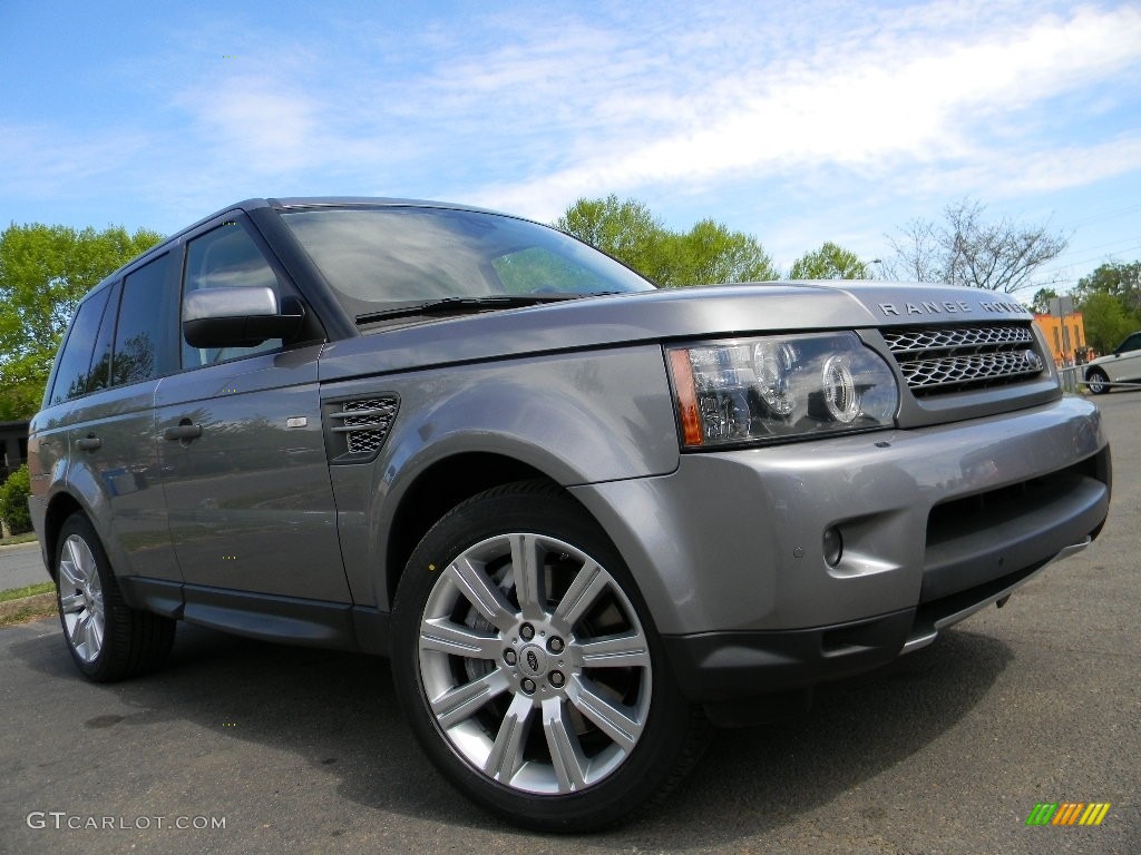 2011 Range Rover Sport Supercharged - Stornoway Grey Metallic / Tan/Ebony photo #2