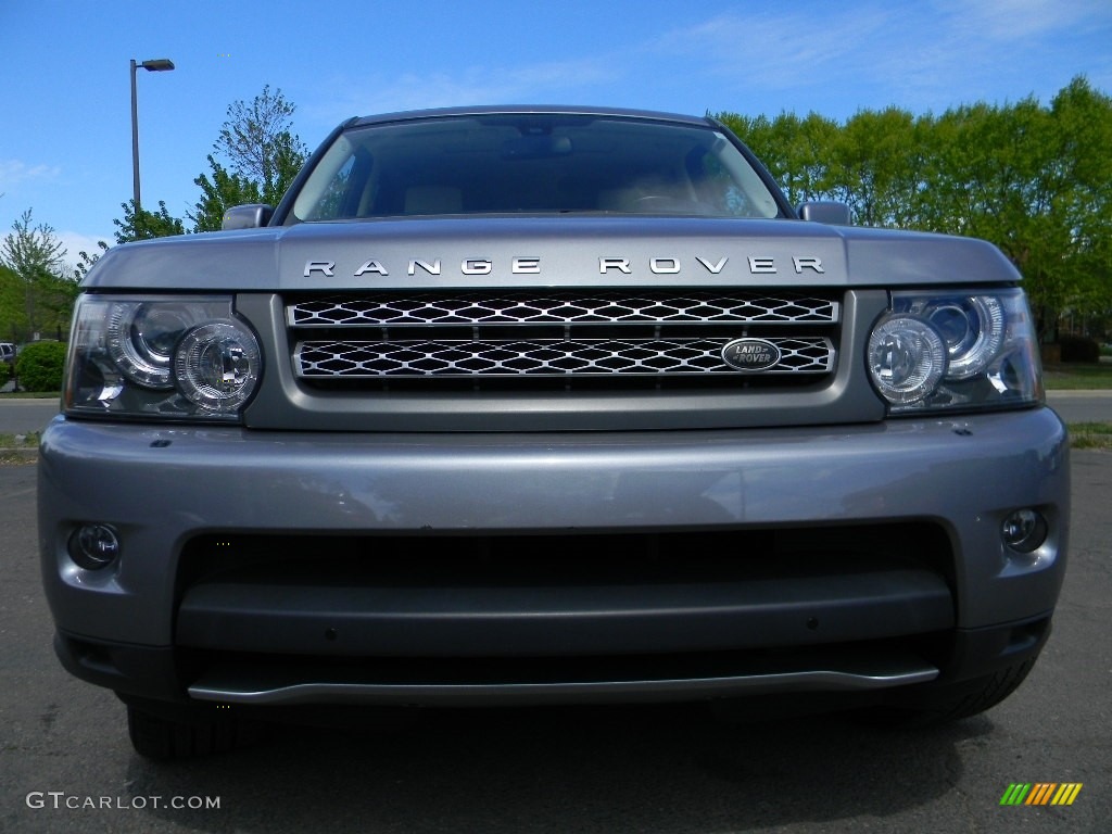 2011 Range Rover Sport Supercharged - Stornoway Grey Metallic / Tan/Ebony photo #4