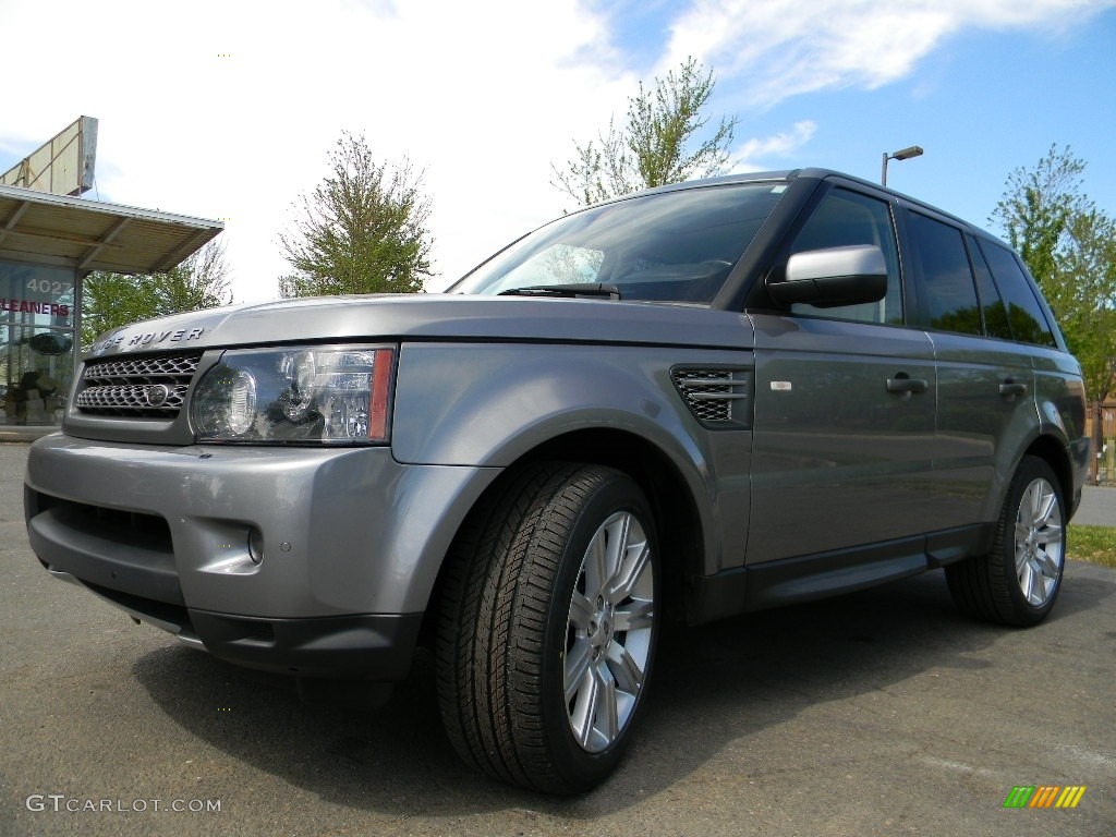 2011 Range Rover Sport Supercharged - Stornoway Grey Metallic / Tan/Ebony photo #6