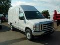 2008 Oxford White Ford E Series Van E350 Super Duty Commericial Extended  photo #6