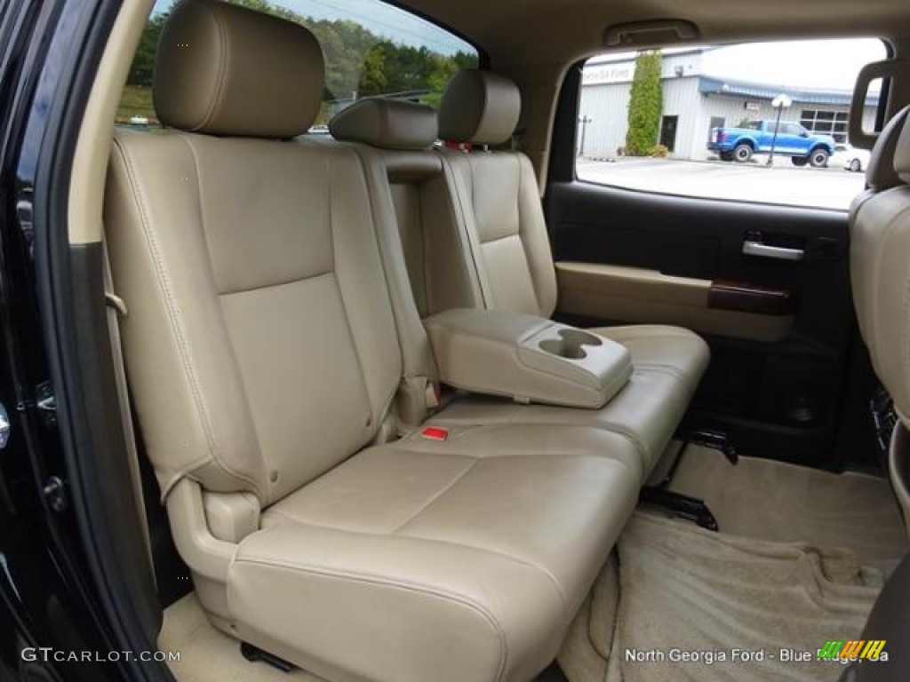 2011 Tundra Limited CrewMax 4x4 - Black / Sand Beige photo #15