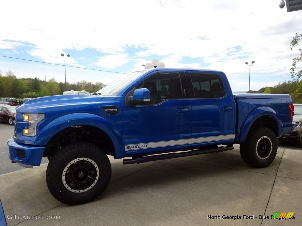 2016 F150 Shelby Cobra Edtion SuperCrew 4x4 - Blue Flame / Black photo #2