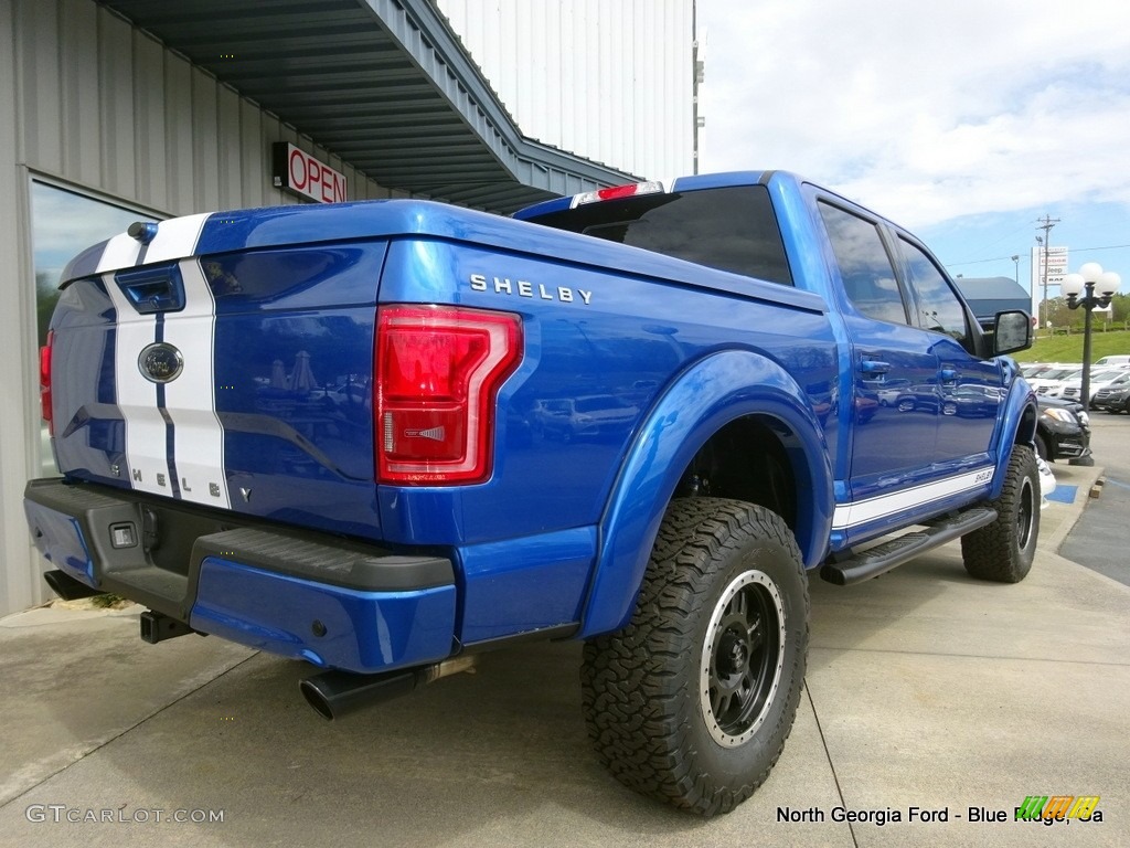 2016 F150 Shelby Cobra Edtion SuperCrew 4x4 - Blue Flame / Black photo #5