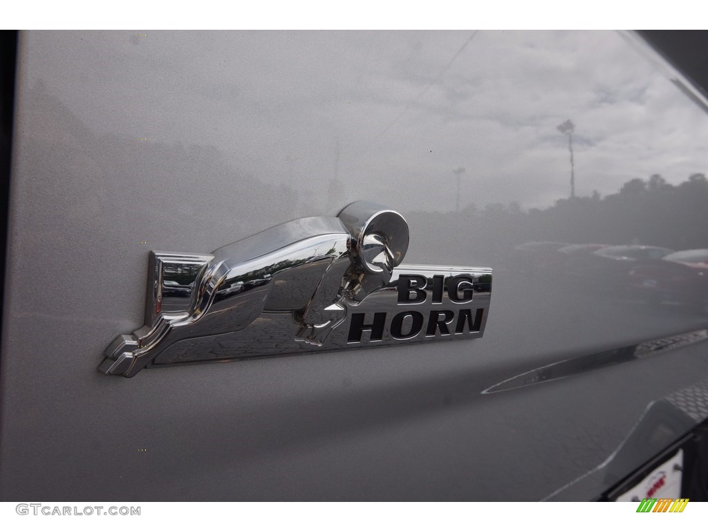 2015 1500 Big Horn Quad Cab - Bright Silver Metallic / Black/Diesel Gray photo #17