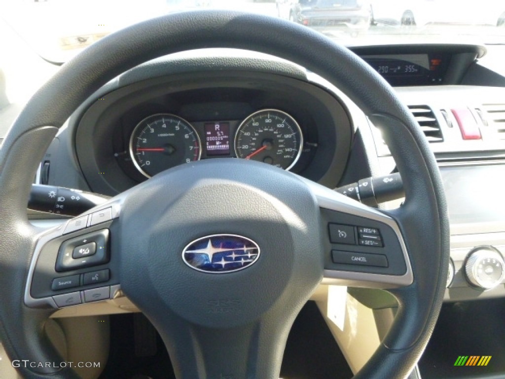 2016 Impreza 2.0i 4-door - Crystal Black Silica / Ivory photo #18